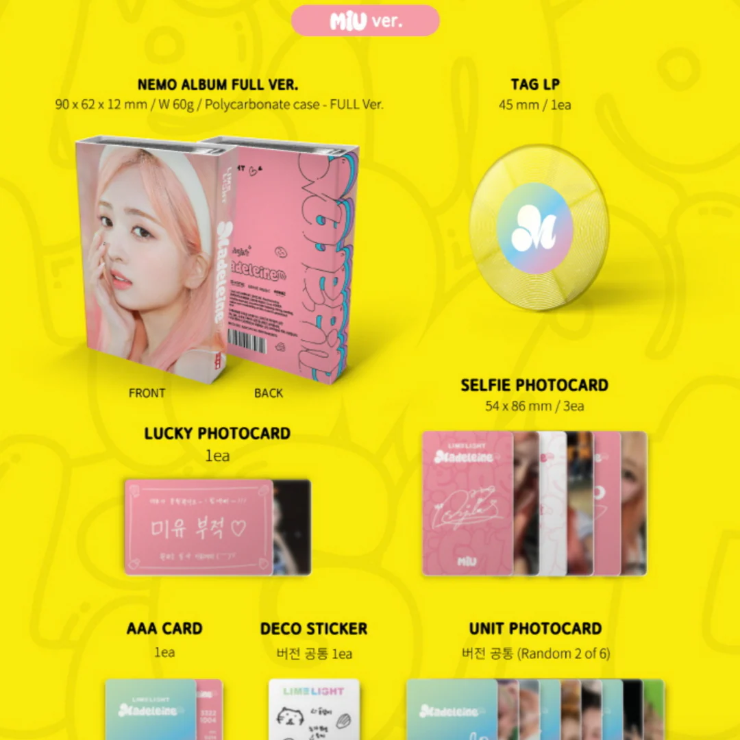 LIMELIGHT - MADELEINE (NEMO ALBUM FULL VER.) (3 VERSIONS) - Image 2