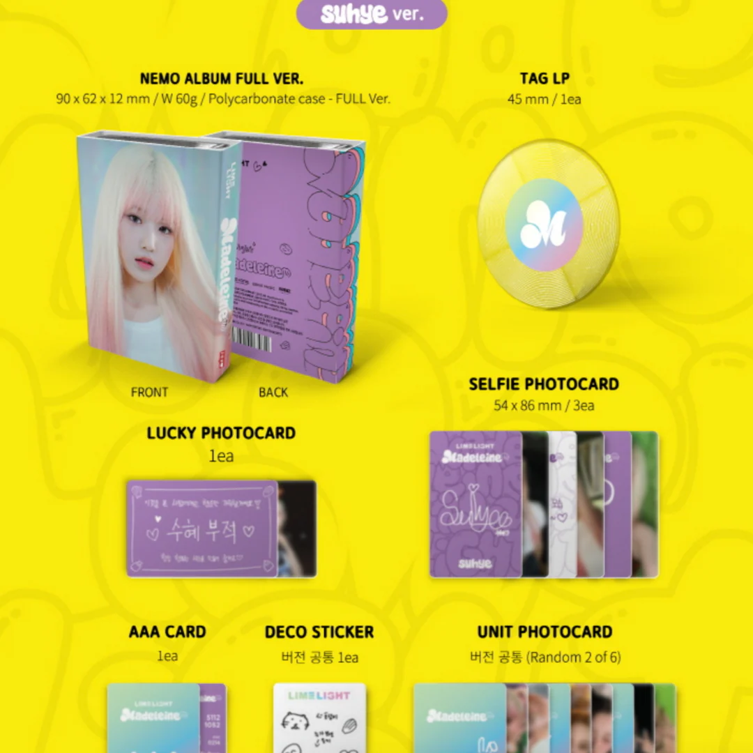 LIMELIGHT - MADELEINE (NEMO ALBUM FULL VER.) (3 VERSIONS) - Image 3