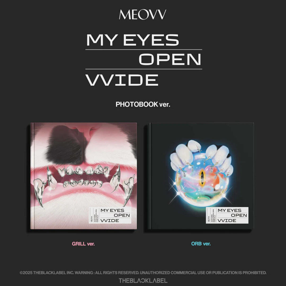MEOVV - 1ST EP ALBUM [MY EYES OPEN VVIDE] (PHOTOBOOK VER.) (2 VERSIONS)
