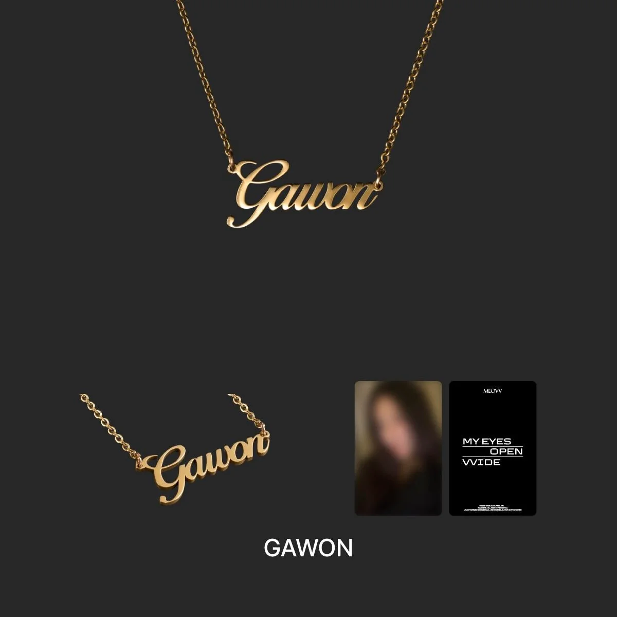MEOVV - NAME PLATE NECKLACE [MEOVV] (6 VERSIONS) - Image 4