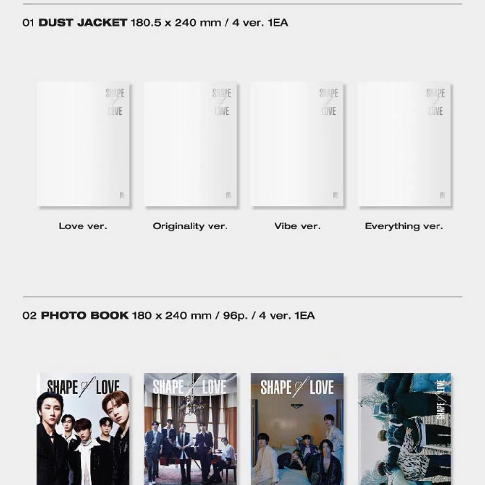 MONSTA X Mini Album 'SHAPE of LOVE' (4 VERSIONS) - Image 2