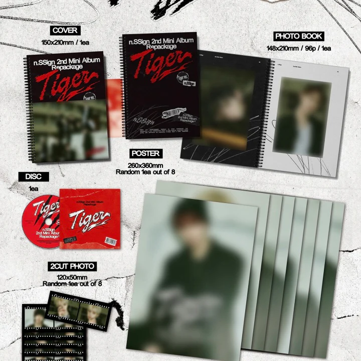 N.SSIGN - 2ND MINI ALBUM REPACKAGE [TIGER] (2 VERSIONS) - Image 3