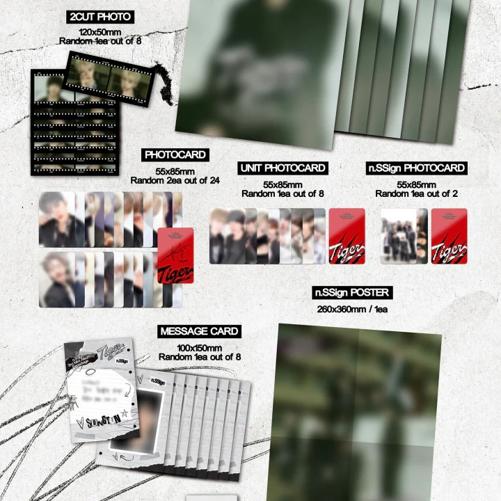 N.SSIGN - 2ND MINI ALBUM REPACKAGE [TIGER] (2 VERSIONS) - Image 5