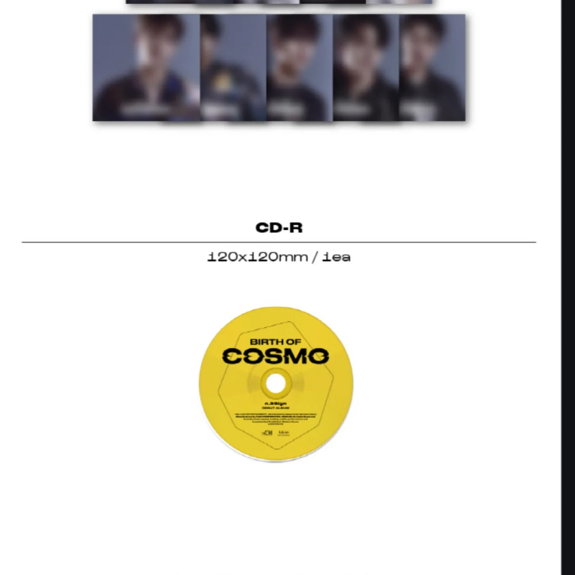 N.SSIGN - DEBUT ALBUM : BIRTH OF COSMO [FOR COSMO VER.] - Image 3