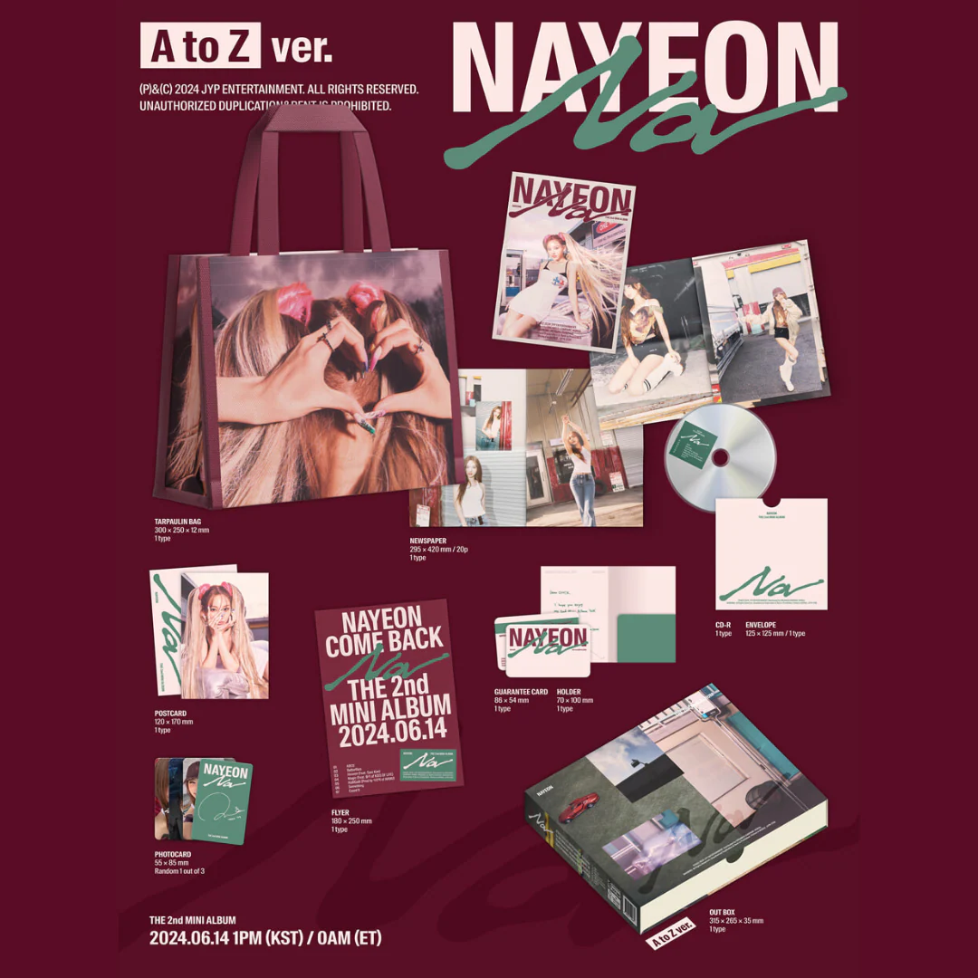 NAYEON (TWICE) - 2ND MINI ALBUM [NA] (LIMITED EDITION A TO Z VER.) - Image 2