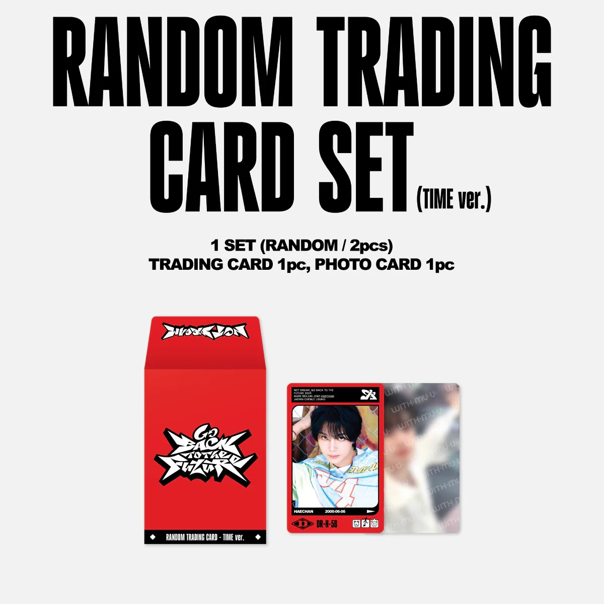 NCT DREAM- 2025 NCT DREAM POP-UP [TIME RIDERS] (RANDOM TRADING CARD SET (TIME ver.)