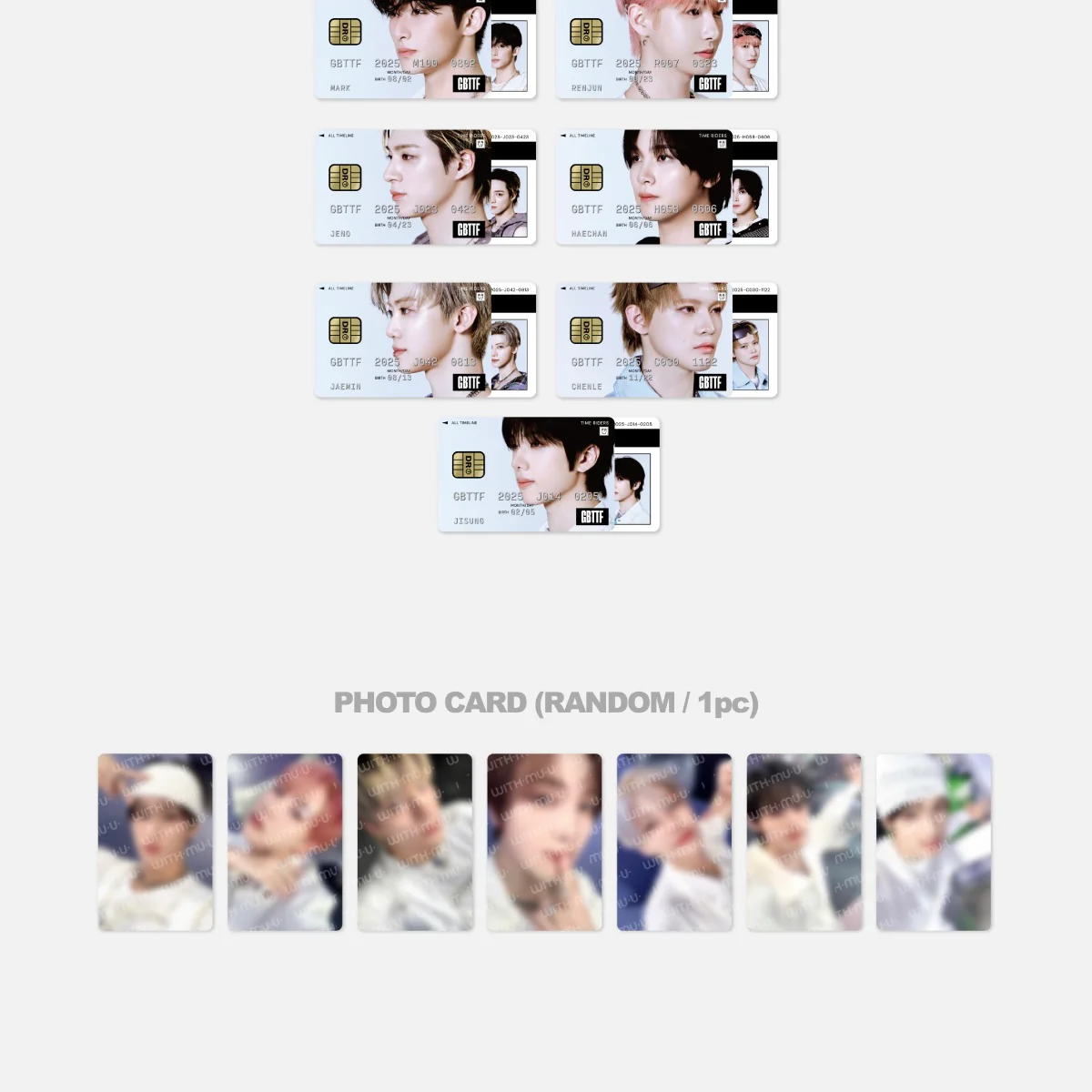 NCT DREAM- 2025 NCT DREAM POP-UP [TIME RIDERS] (RANDOM TRADING CARD SET (TIME ver.) - Image 3