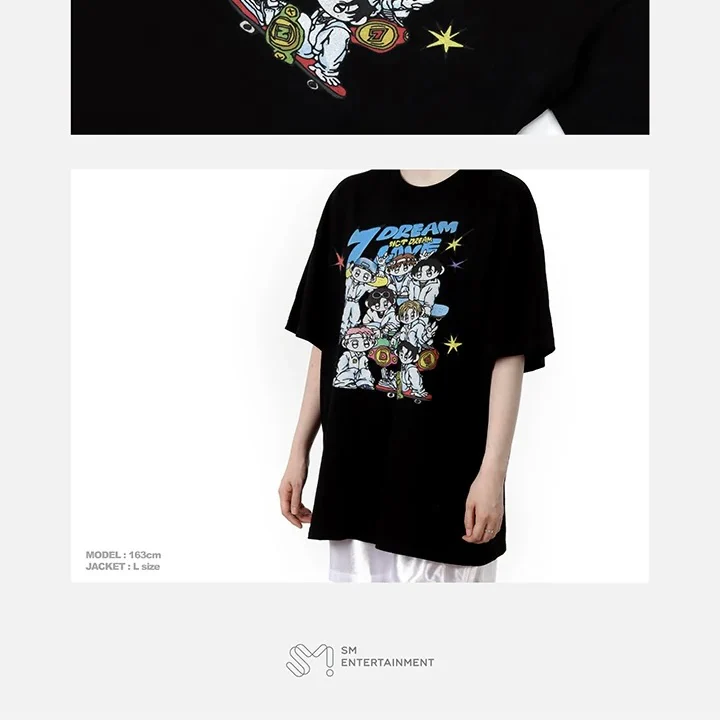 NCT DREAM- 2025 NCT DREAM POP-UP [TIME RIDERS] (T-SHIRT ILLUSTRATION ver.) (2 SIZES) - Image 3