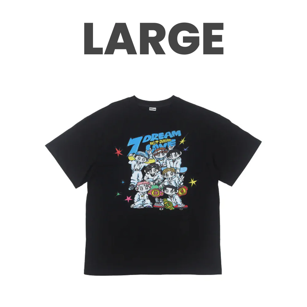 NCT DREAM- 2025 NCT DREAM POP-UP [TIME RIDERS] (T-SHIRT ILLUSTRATION ver.) (2 SIZES) - Image 5