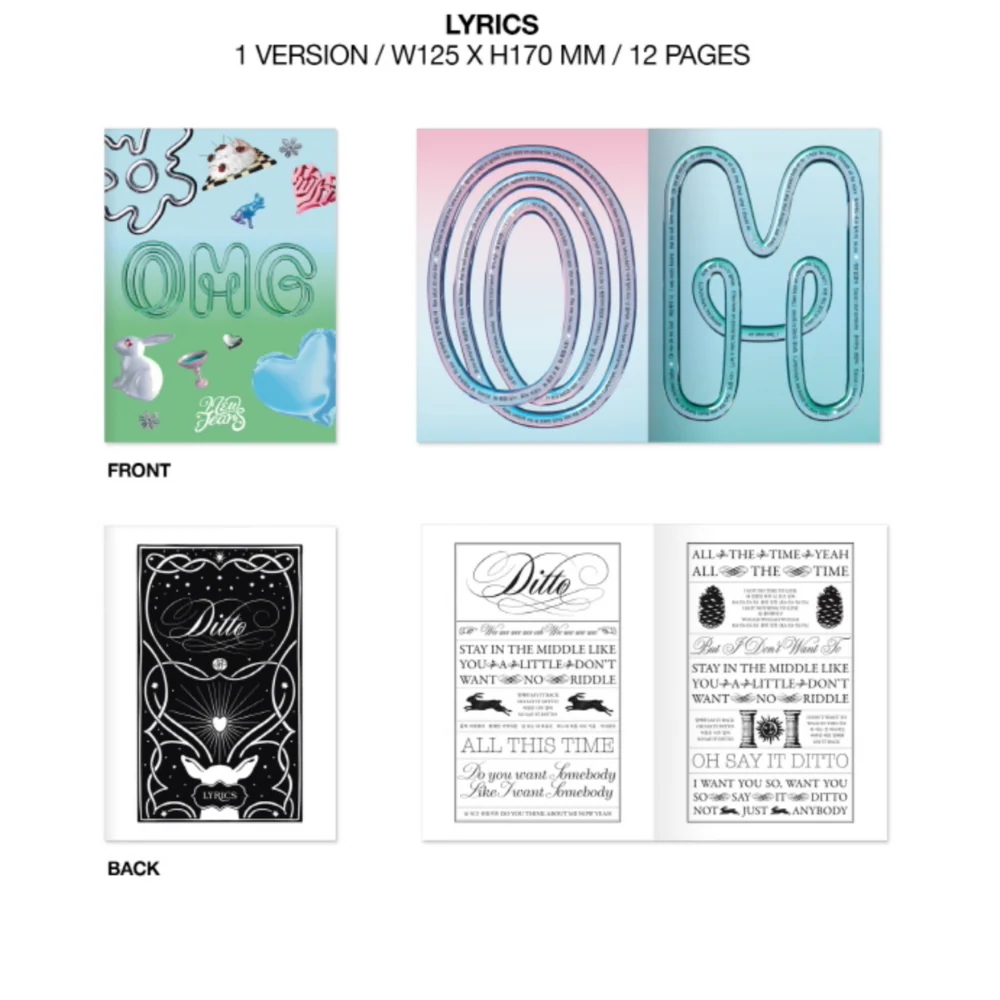 NEWJEANS - 1ST SINGLE 'OMG' MESSAGE CARD VER. (6 VERSIONS) - Image 10