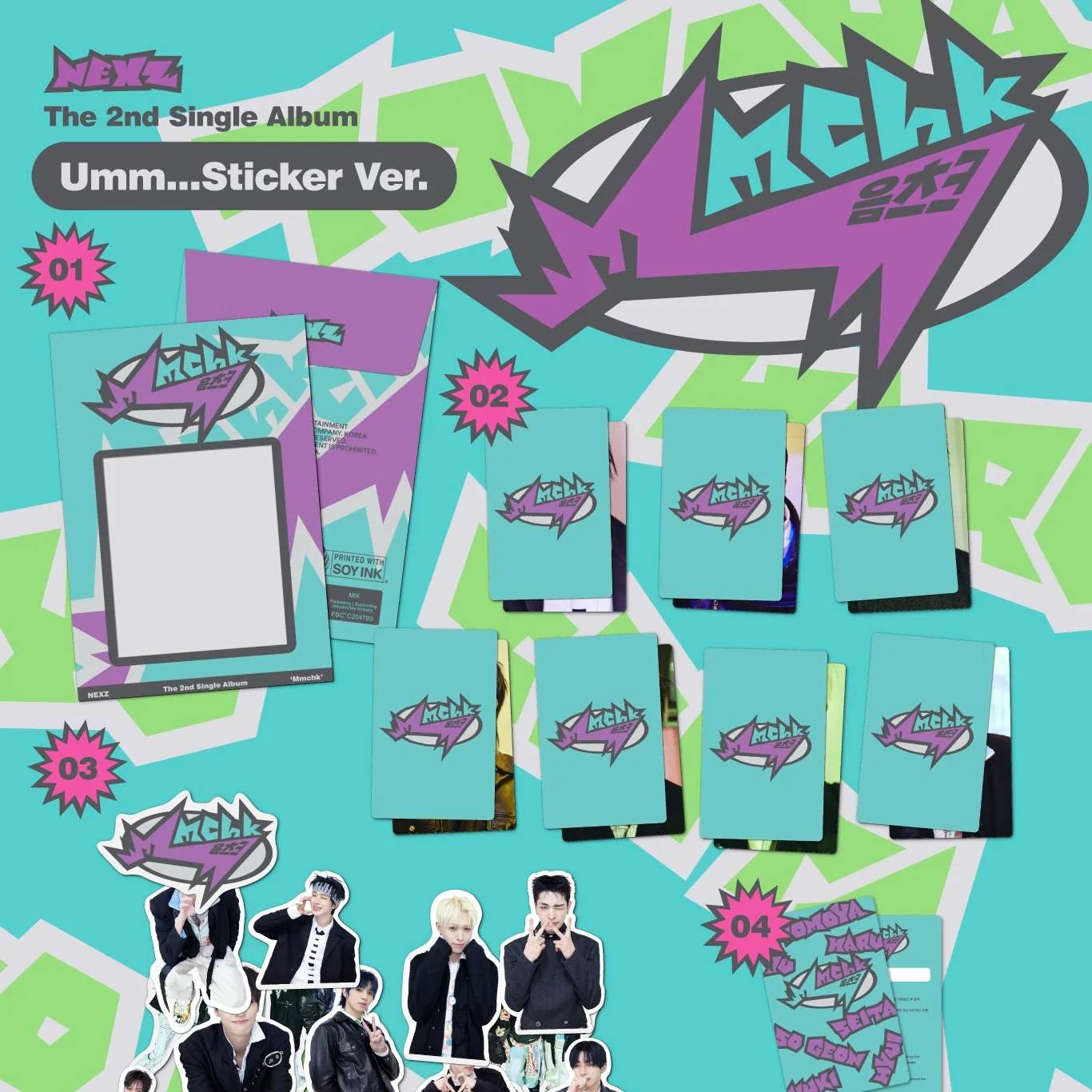 NEXZ - 2ND SINGLE ALBUM [MMCHK] (STICKER VER.) (2 VERSIONS) - Image 2