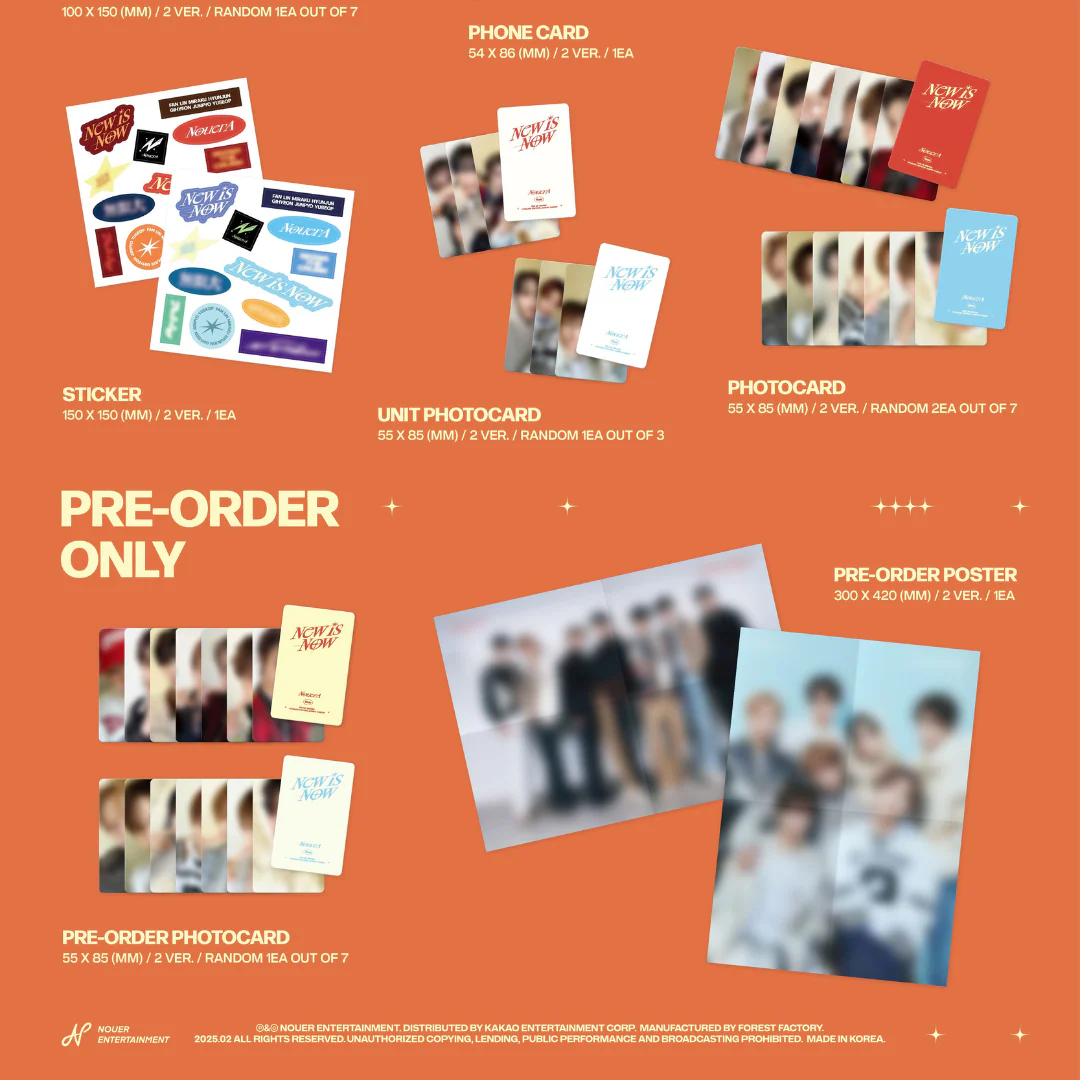 NOUERA 1ST MINI ALBUM [CHAPTER: NEW IS NOW] (2 VERSIONS) - Image 5