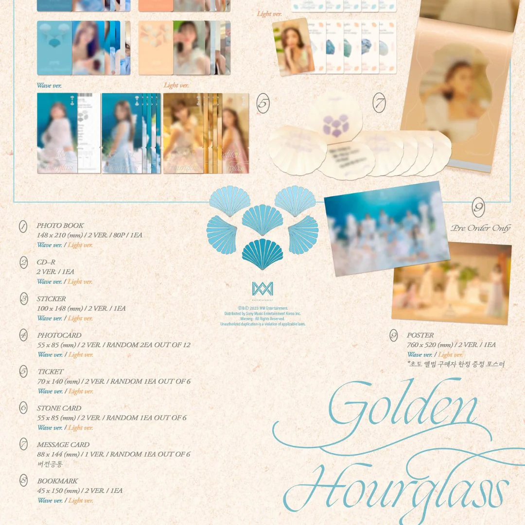 OH MY GIRL - GOLDEN HOURGLASS (9TH MINI ALBUM) (2 VERSIONS) - Image 5