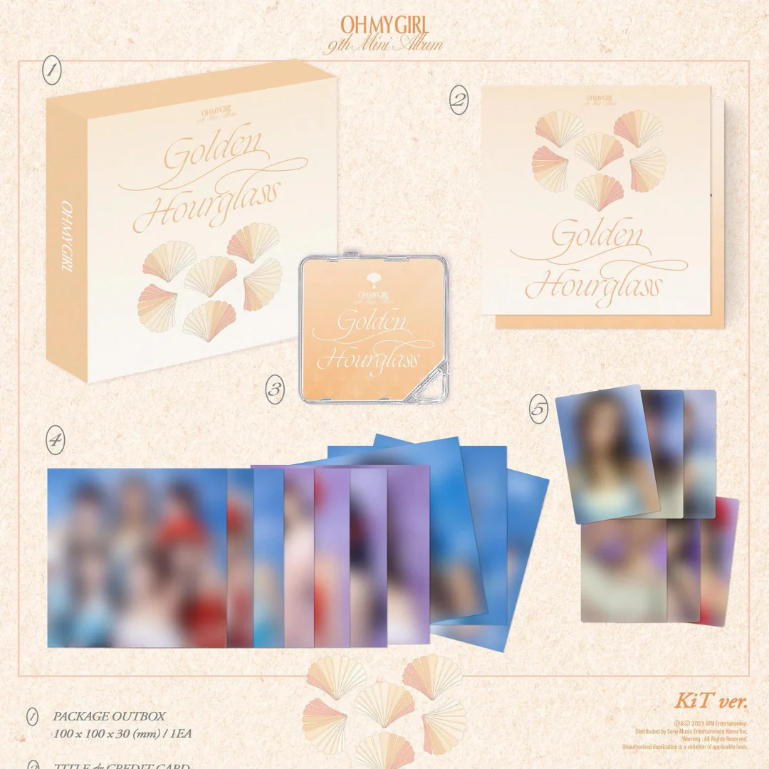 OH MY GIRL - GOLDEN HOURGLASS (9TH MINI ALBUM) [KIT] - Image 2