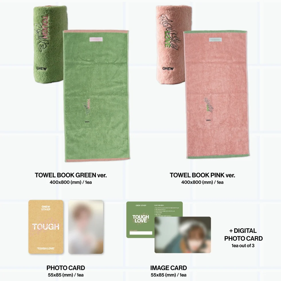 ONEW - 5TH MINI ALBUM [TOUGH LOVE] (TOWEL BOOK SET VER.) - Image 2