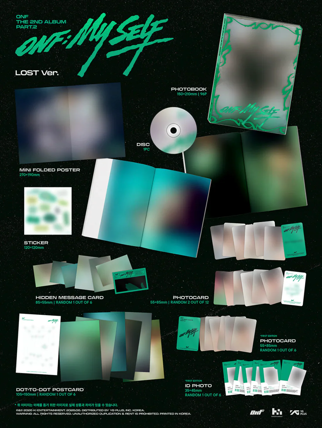 ONF - 2ND ALBUM PART.2 [ONF:MY SELF] (PHOTOBOOK VER.) (3 VERSIONS) - Image 3