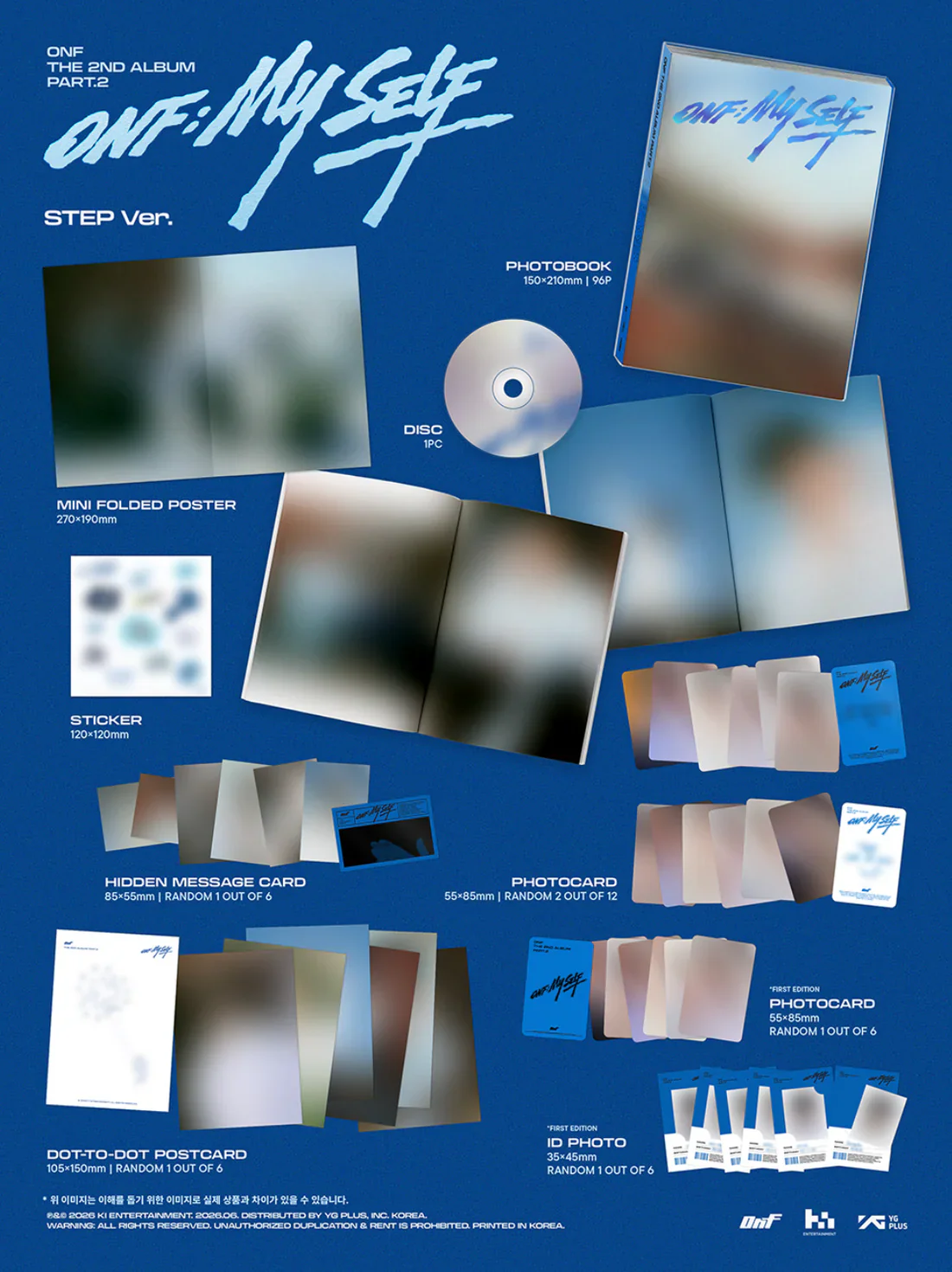 ONF - 2ND ALBUM PART.2 [ONF:MY SELF] (PHOTOBOOK VER.) (3 VERSIONS) - Image 7