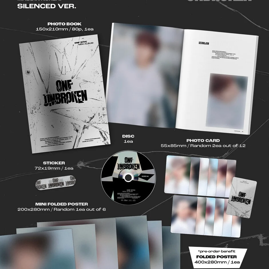 ONF - 9TH MINI ALBUM [UNBROKEN] (2 VERSIONS) - Image 2