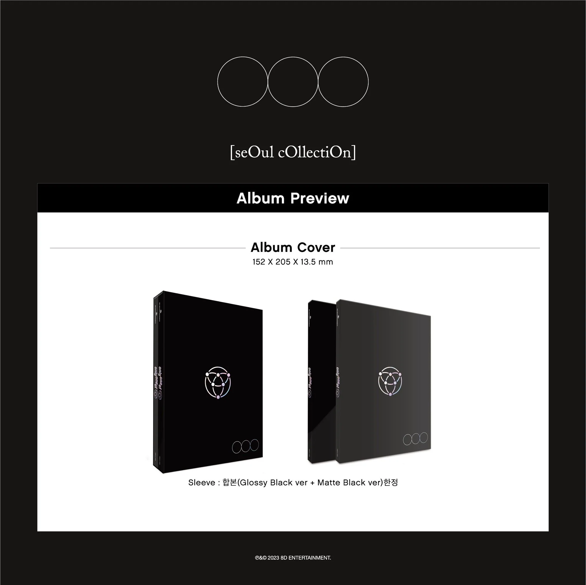 ONLYONEOF - SEOUL COLLECTION [SET] (GLOSSY BLACK VER. / MATTE BLACK VER.) - Image 2