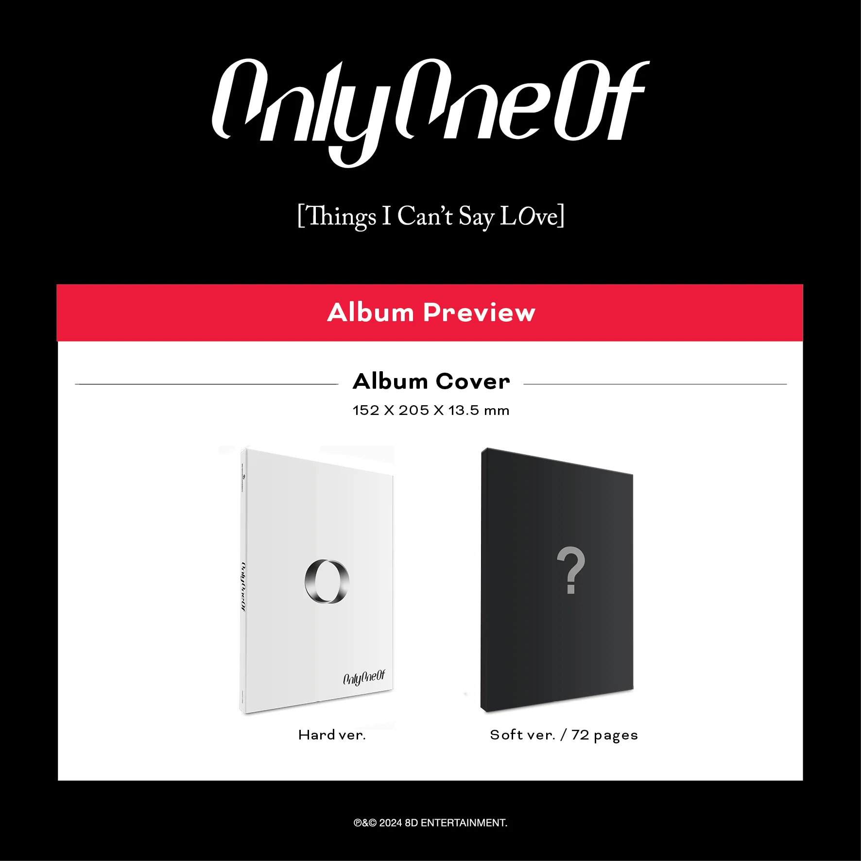 ONLYONEOF - THINGS I CAN'T SAY LOVE (2 VERSIONS) - Image 2