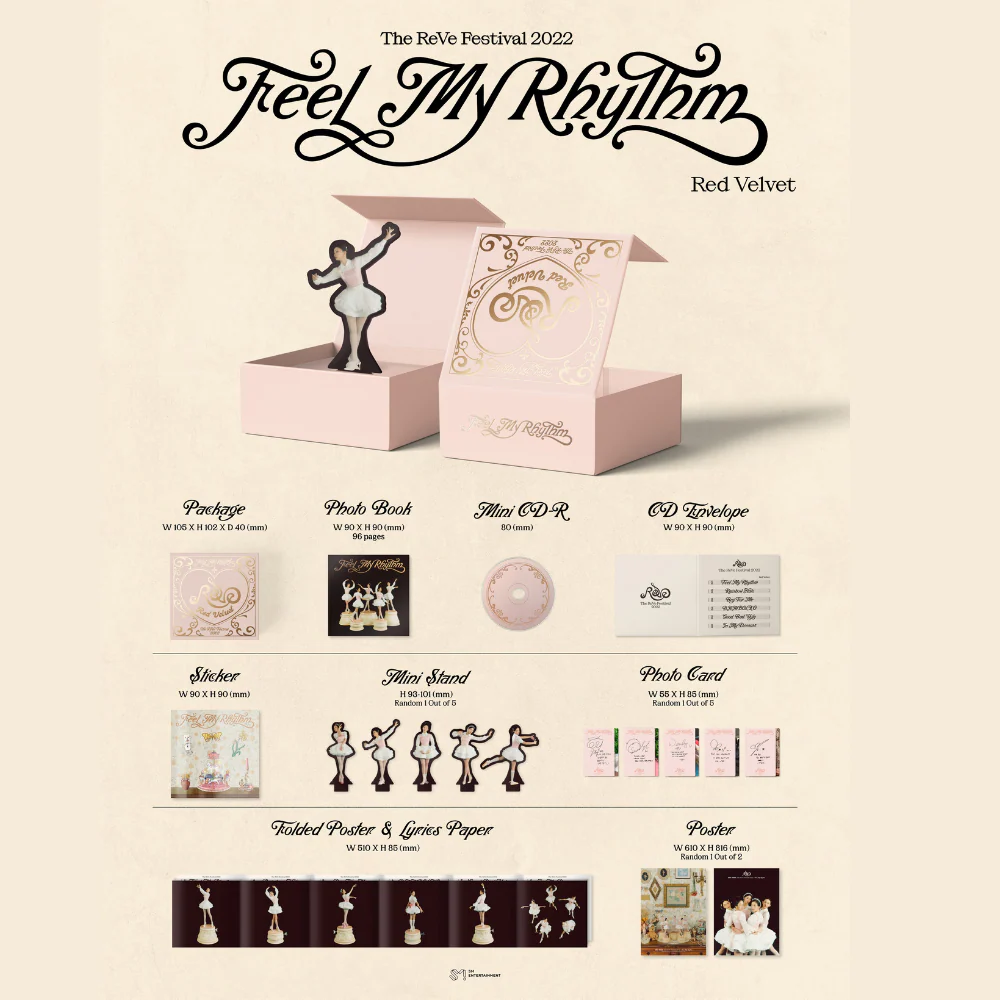 RED VELVET - THE REVE FESTIVAL 2022 : FEEL MY RHYTHM (MINI ALBUM) (3 VERSIONS) - Image 11