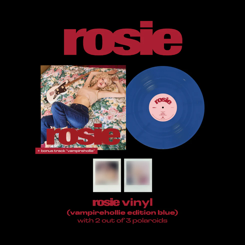 ROSE - FIRST STUDIO ALBUM [ROSIE] VINYL (VAMPIREHOLLIE EDITION BLUE) - Image 2