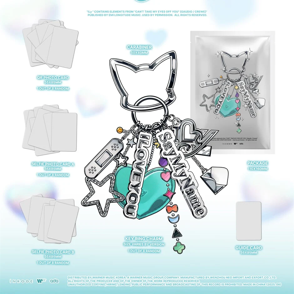 SAY MY NAME - 1ST SINGLE [ILY] (KEY RING VER.) - Image 2