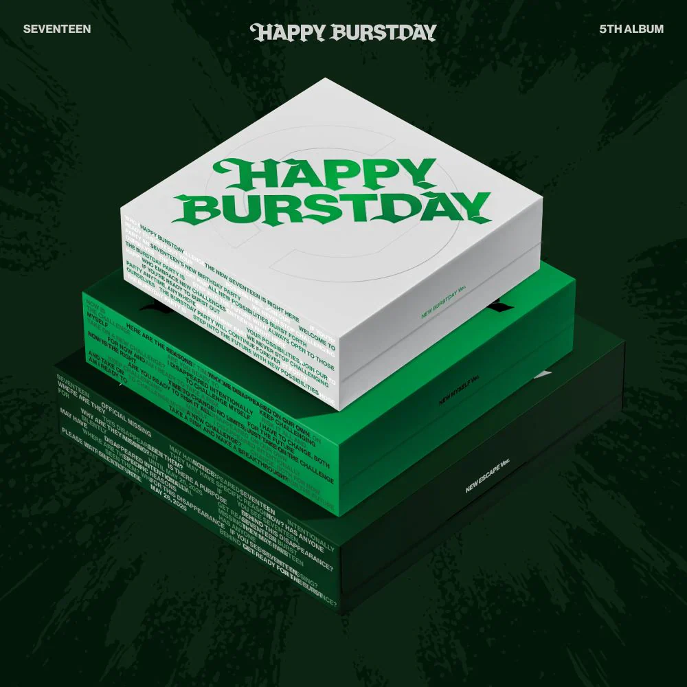 SEVENTEEN - 5TH ALBUM [HAPPY BURSTDAY] (3 VERSIONS)