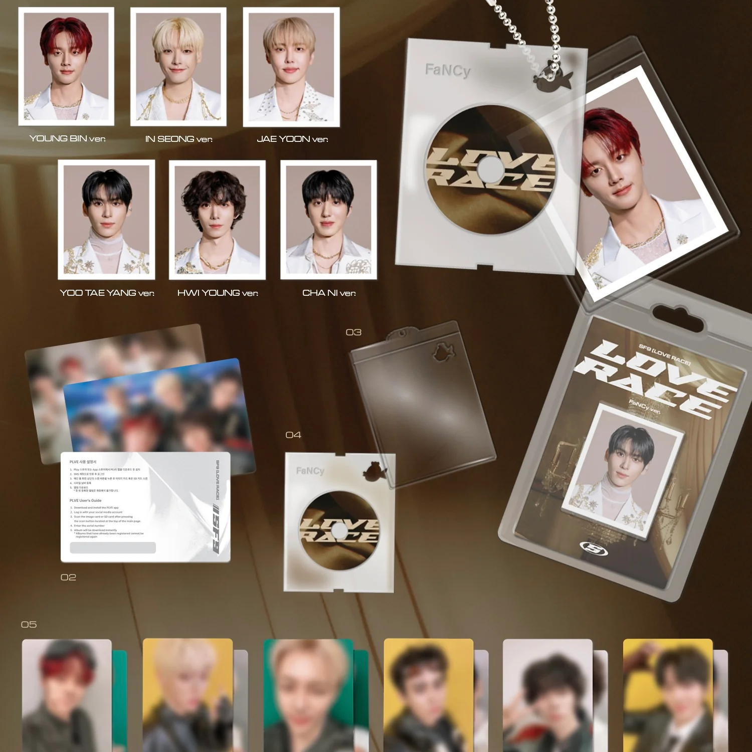 SF9 - 15TH MINI ALBUM [LOVE RACE] (FANCY VER.) (6 VERSIONS) - Image 2