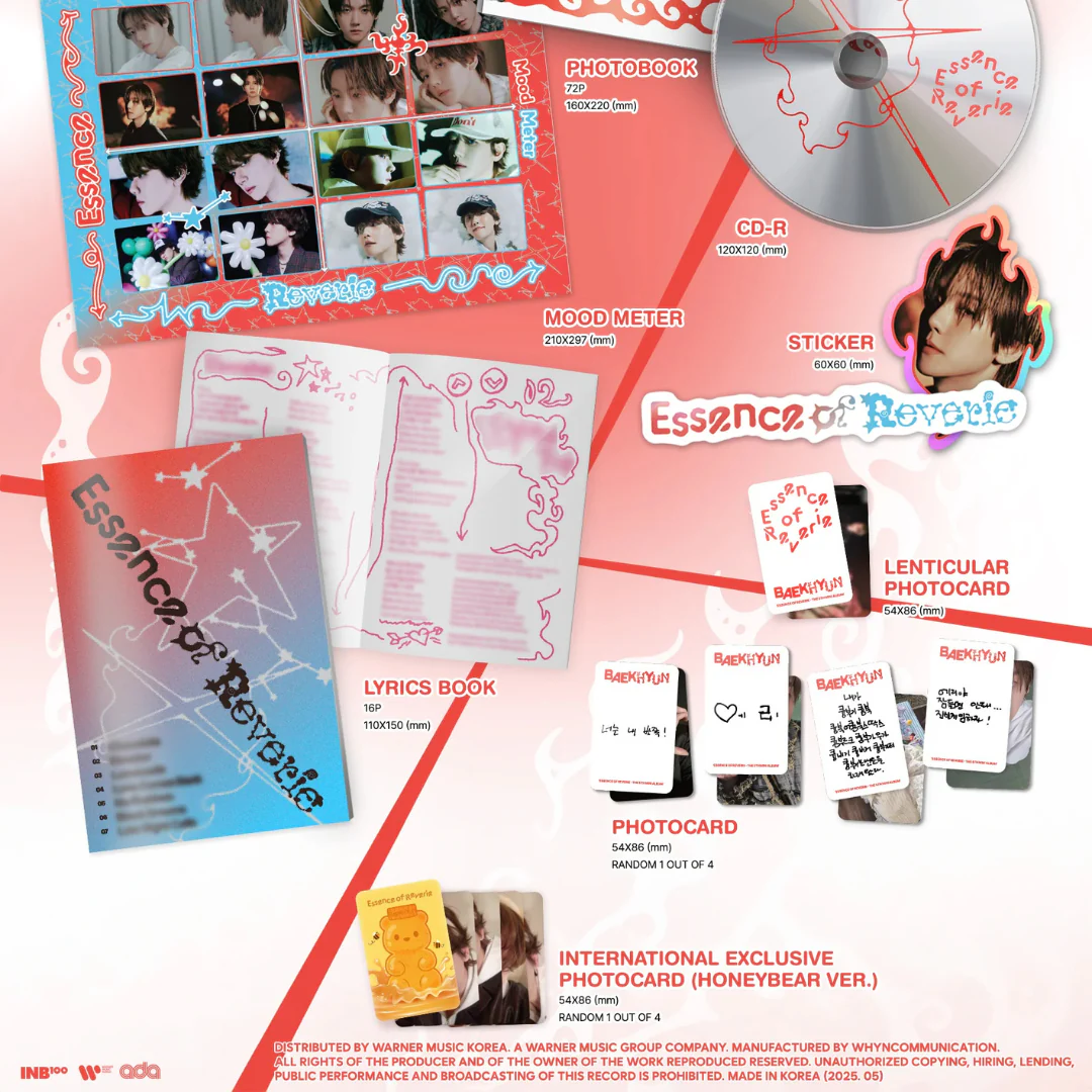 [SIGNED] [HELLO82] BAEKHYUN - 5TH MINI ALBUM [ESSENCE OF REVERIE] (PHOTOBOOK VER.) (2 VERSIONS) - Image 7