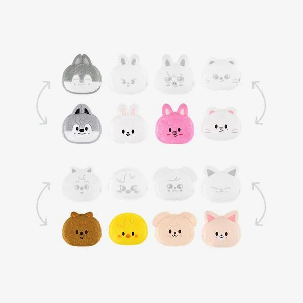 STRAY KIDS - DOMINATE : CELEBRATE POP-UP STORE MD - SKZOO REVERSIBLE FACE POUCH (8 VERSIONS)