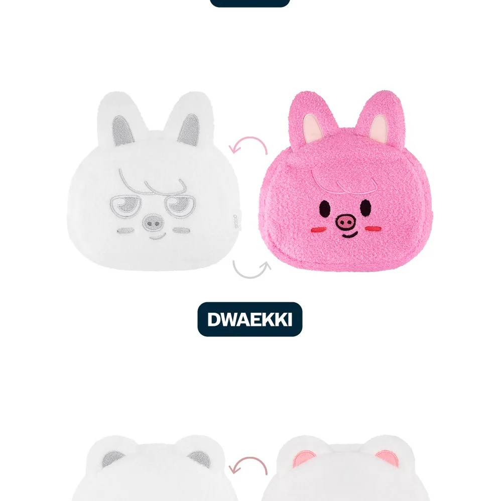 STRAY KIDS - DOMINATE : CELEBRATE POP-UP STORE MD - SKZOO REVERSIBLE FACE POUCH (8 VERSIONS) - Image 4