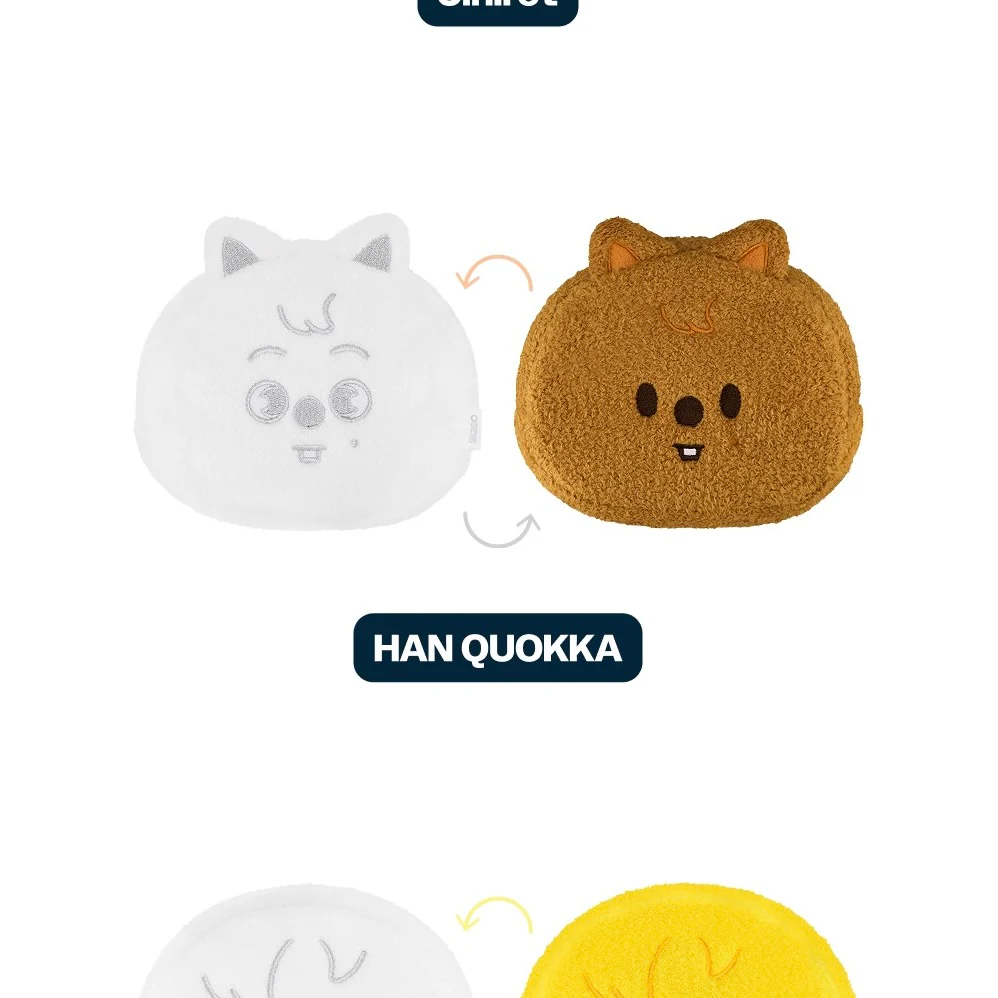 STRAY KIDS - DOMINATE : CELEBRATE POP-UP STORE MD - SKZOO REVERSIBLE FACE POUCH (8 VERSIONS) - Image 6