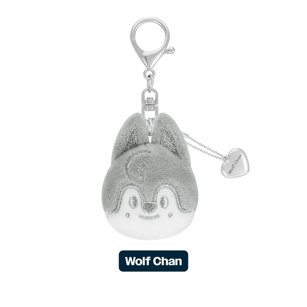 STRAY KIDS - DOMINATE : CELEBRATE POP-UP STORE MD - SKZOO FACE KEYRING SILVER VER. (8 VERSIONS) - Image 2