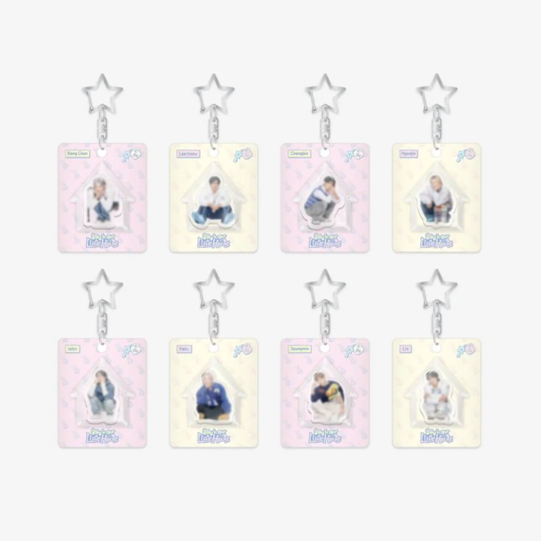 (PRE-ORDER) STRAY KIDS - MINI BLOCK KEYRING - STAY IN OUR LITTLE HOUSE (8 VERSIONS)