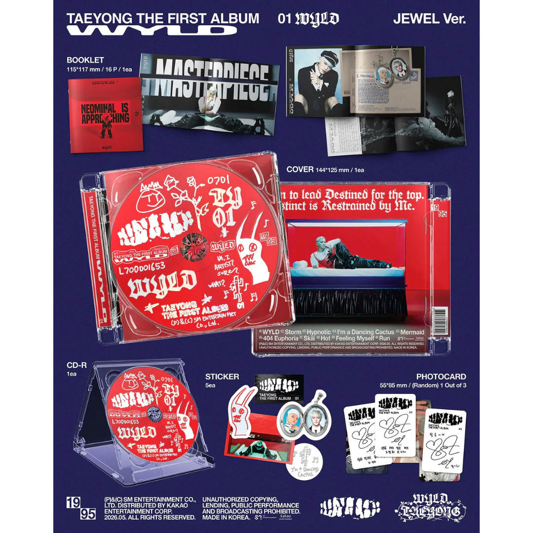 TAEYONG - THE FIRST ALBUM [WYLD] (JEWEL CASE VER.) - Image 2