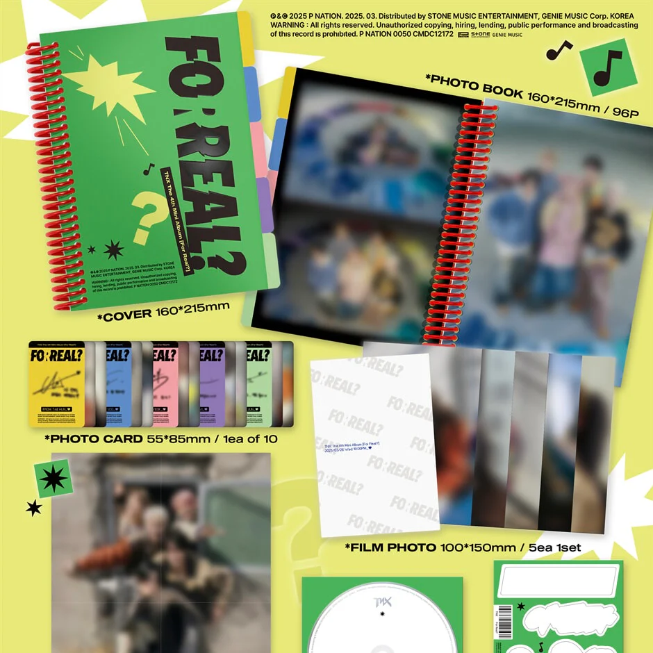 TNX - 4TH MINI ALBUM [FOR REAL?] - Image 2