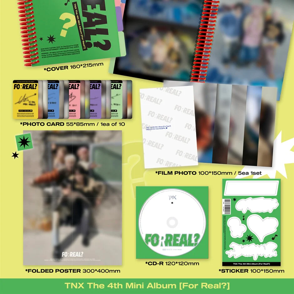 TNX - 4TH MINI ALBUM [FOR REAL?] - Image 3
