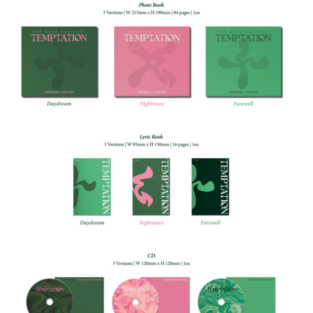 TOMORROW X TOGETHER (TXT) - THE NAME CHAPTER : TEMPTATION (3 VERSIONS) - Image 5