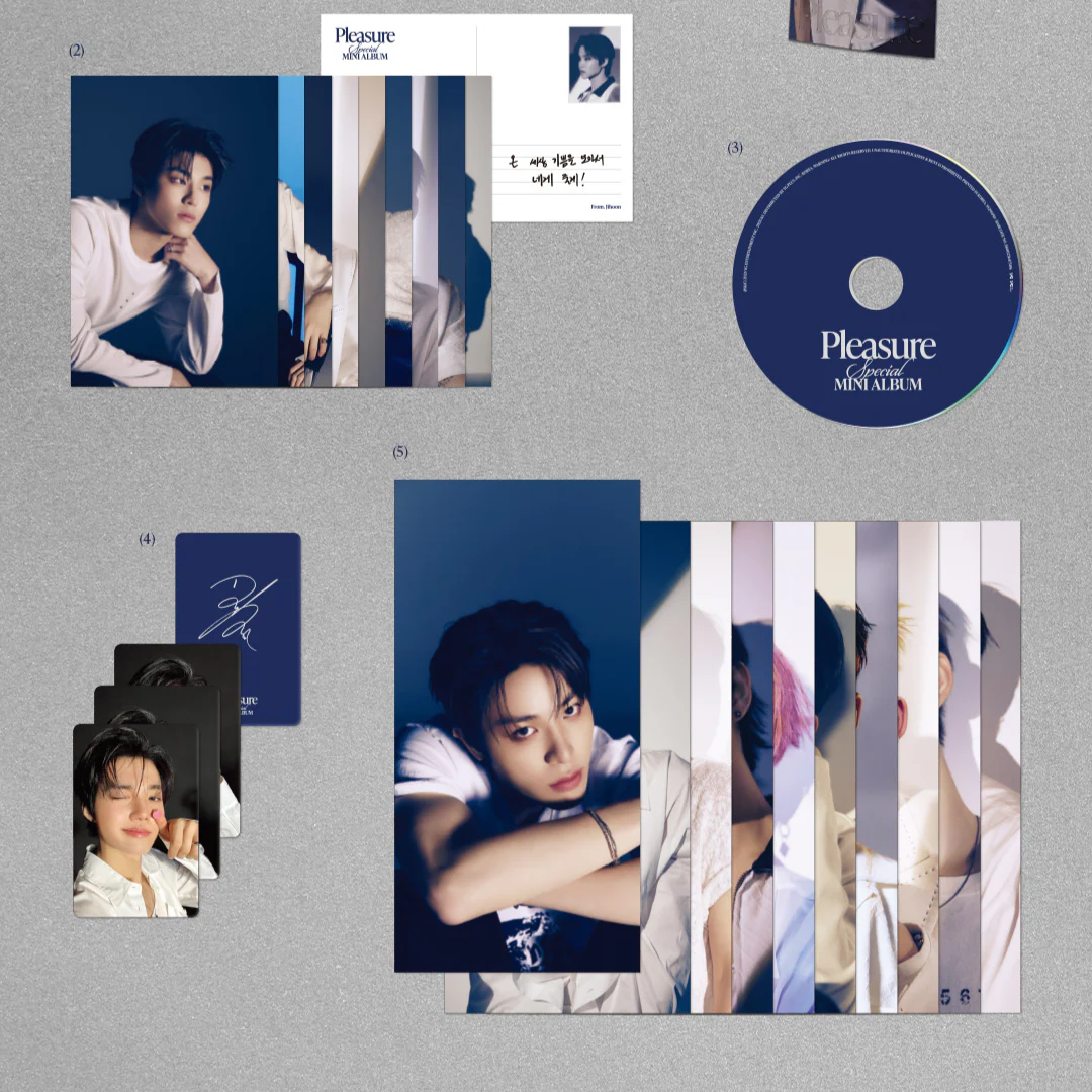 TREASURE - SPECIAL MINI ALBUM [PLEASURE] [BLUE VER.] (10 VERSIONS) - Image 3