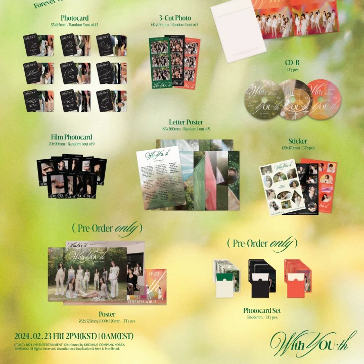 TWICE - 13TH MINI ALBUM [WITH YOU-TH] (3 VERSIONS) - Image 3