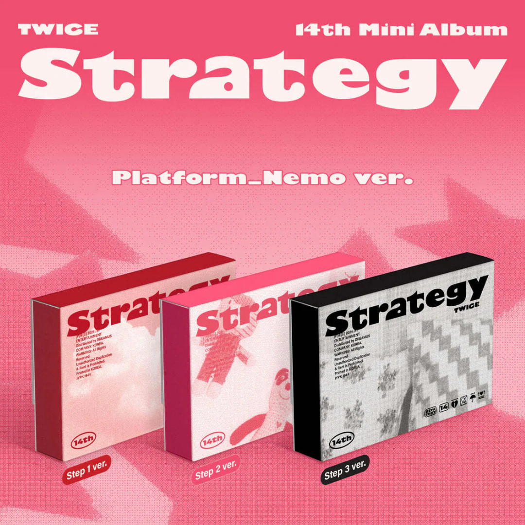 TWICE - 14TH MINI ALBUM [STRATEGY] (PLATFORM_NEMO VER) (3 VERSIONS) - Image 2