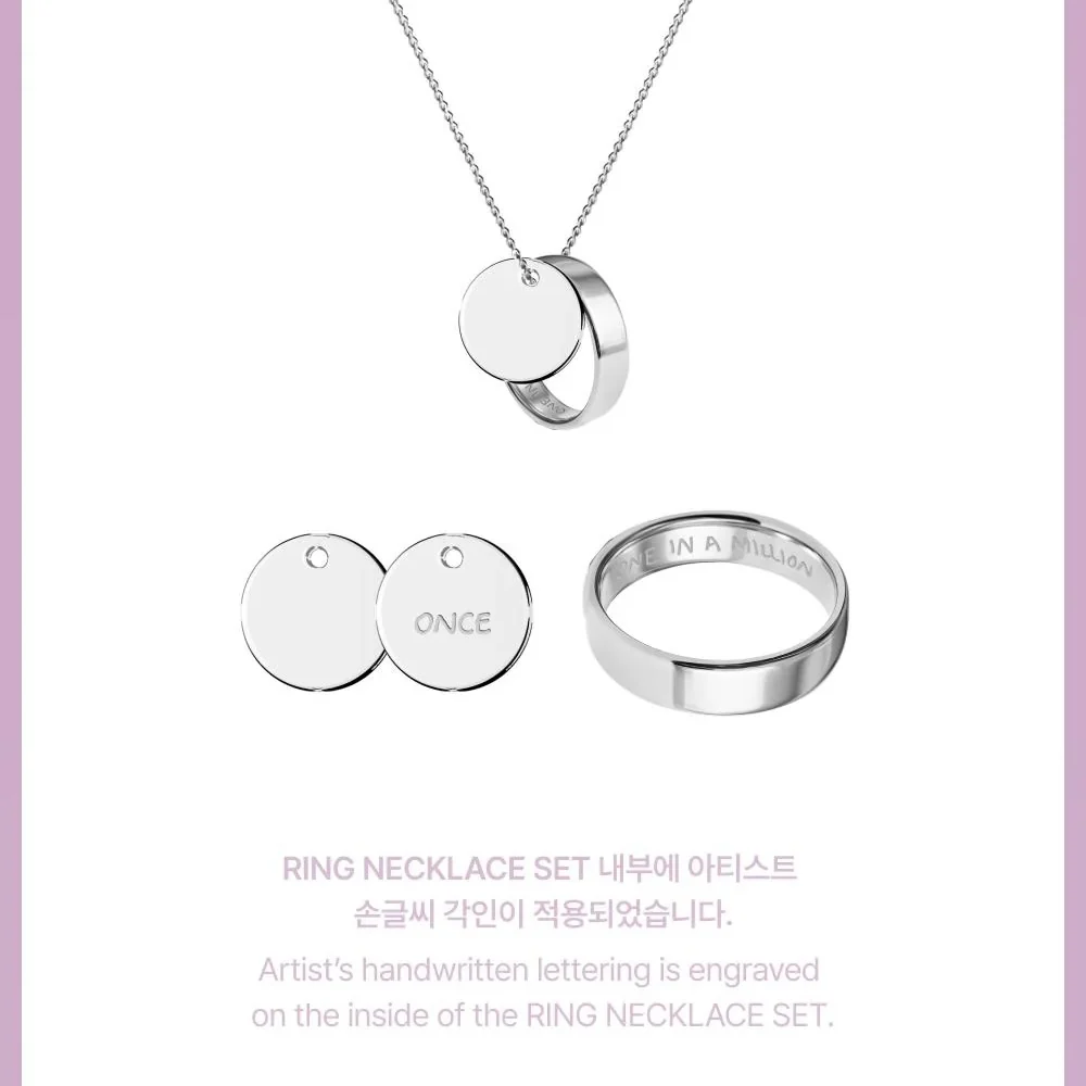 TWICE - TWICE <THIS IS FOR> WORLD TOUR IN INCHEON MD - RING NECKLACE SET (9 VERSIONS) - Image 2