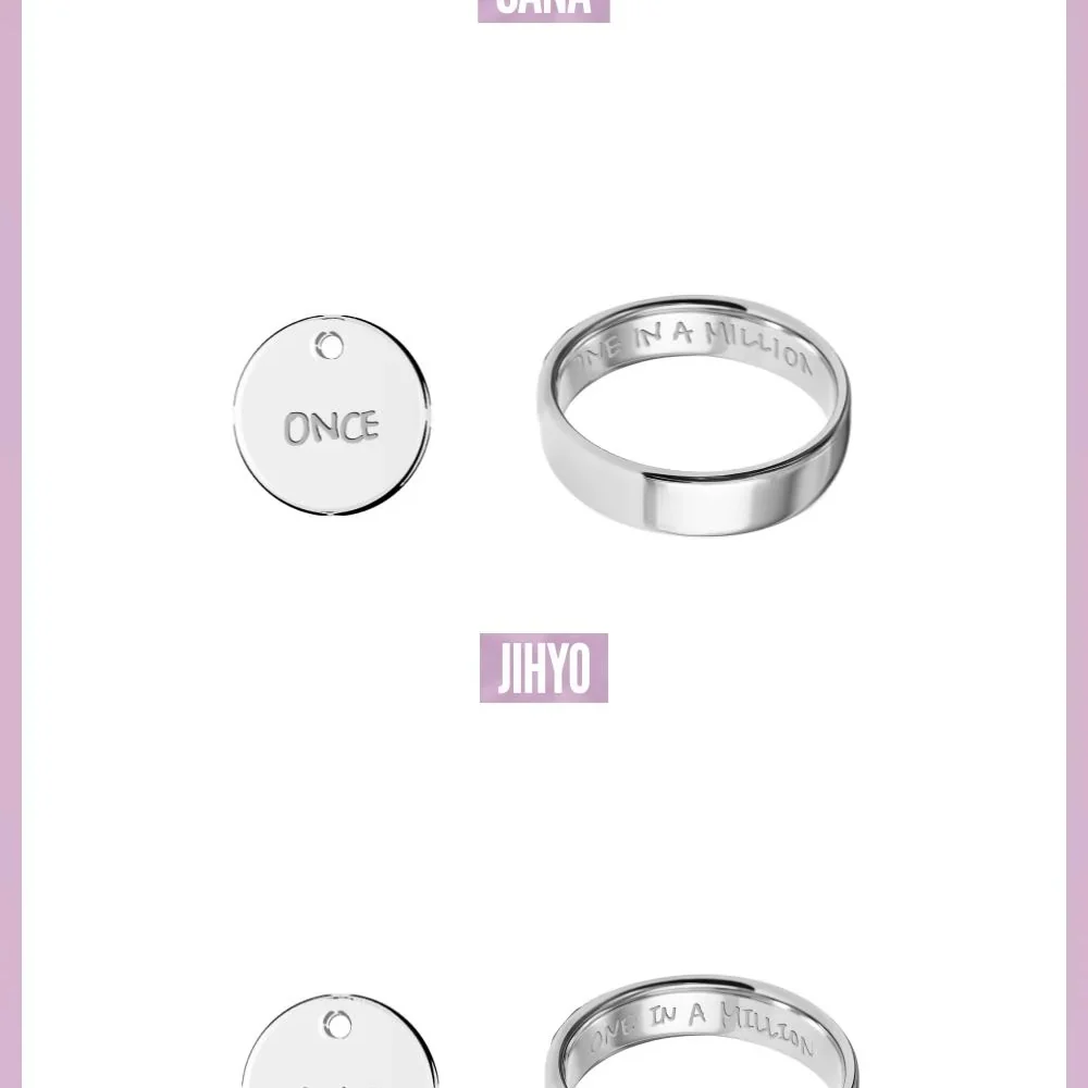 TWICE - TWICE <THIS IS FOR> WORLD TOUR IN INCHEON MD - RING NECKLACE SET (9 VERSIONS) - Image 7