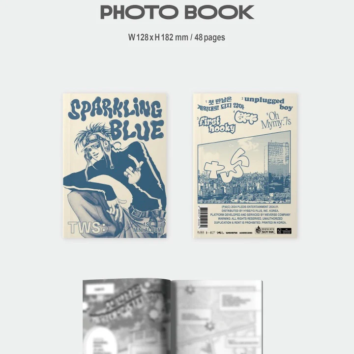 TWS - 1ST MINI ALBUM [SPARKLING BLUE] WEVERSE ALBUMS VER. - Image 3