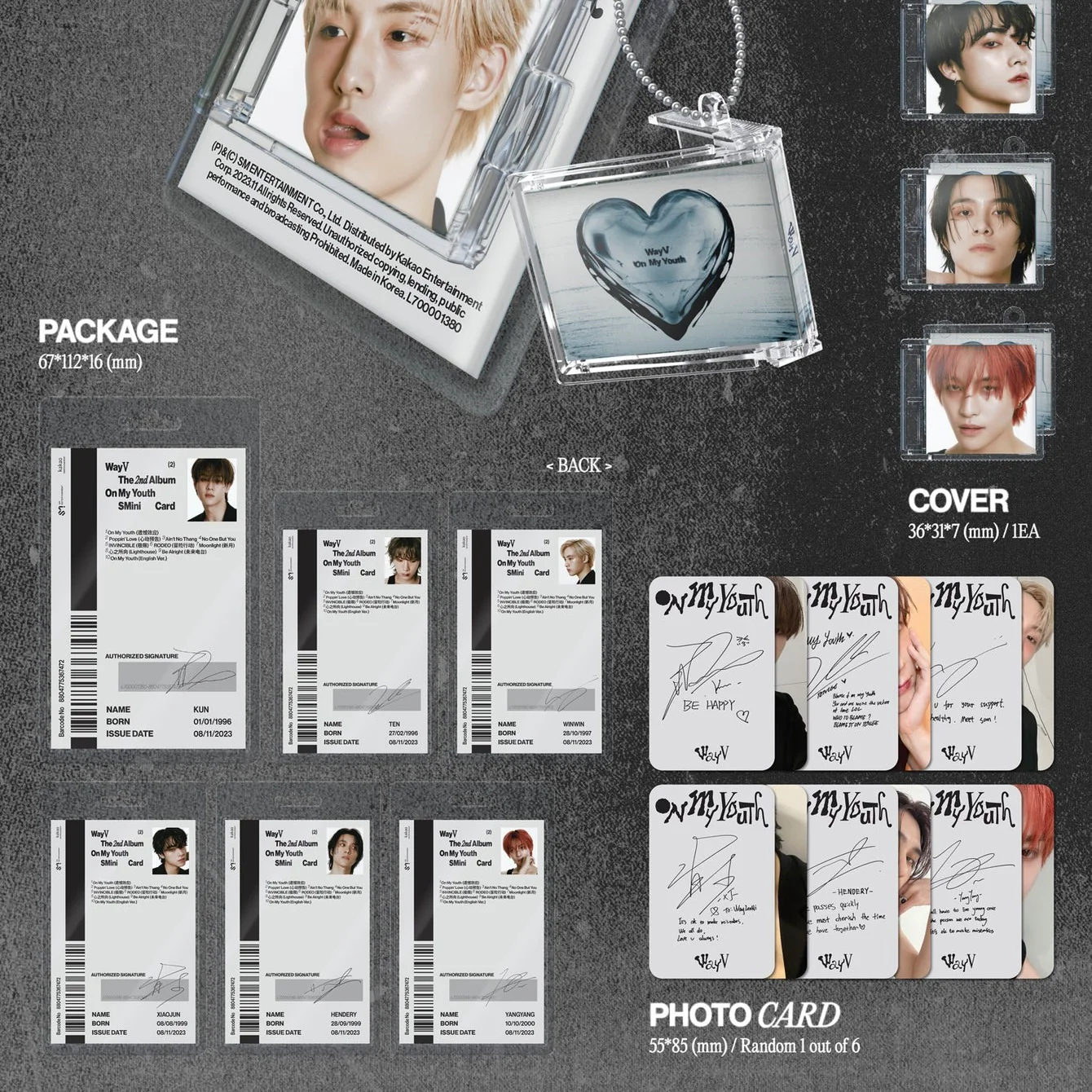 WAYV - VOL.2 [ON MY YOUTH] (SMINI VER.) (6 VERSIONS) - Image 3