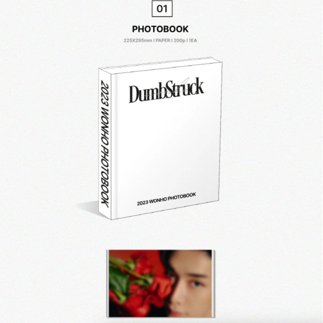 WONHO - 2023 WONHO PHOTOBOOK 'DUMBSTRUCK' (2 VERSIONS) - Image 4