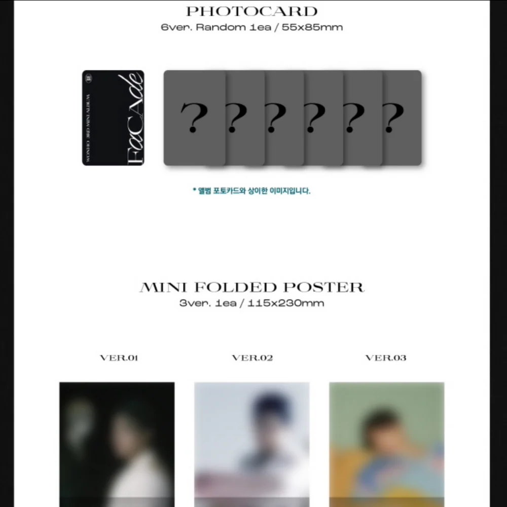WONHO - FACADE (3RD MINI ALBUM) JEWEL VER. (3 VERSIONS) - Image 7