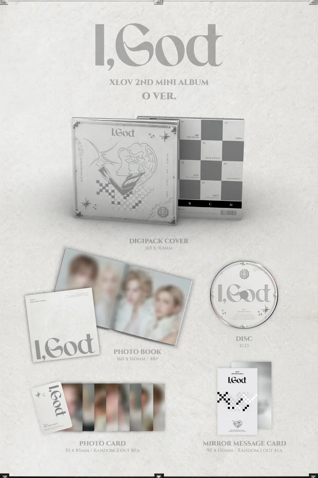 XLOV - 2ND MINI ALBUM [I,GOD] (4 VERSIONS) - Image 7