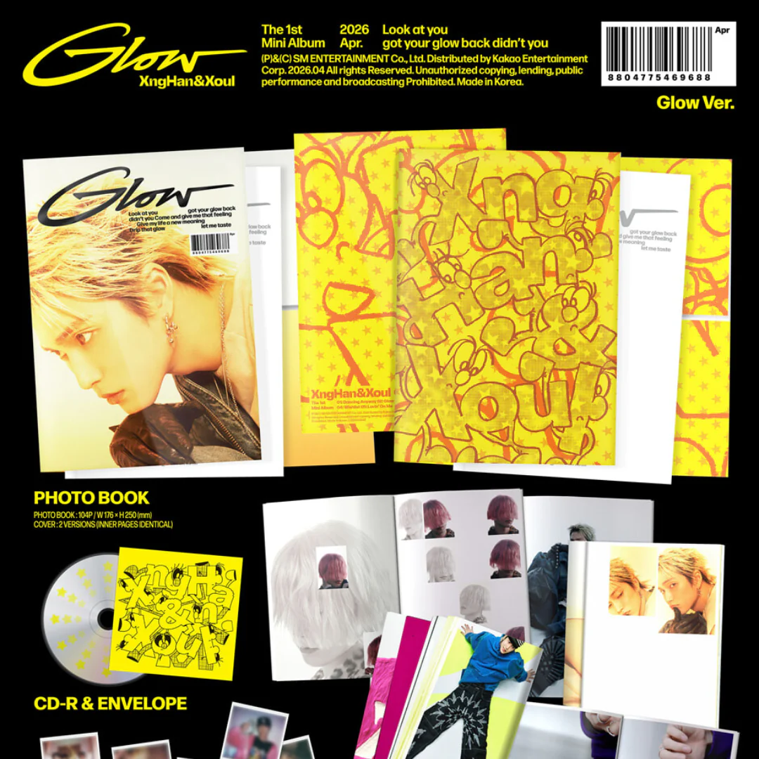 XNGHAN&XOUL - 1ST MINI ALBUM [GLOW] (2 VERSIONS) - Image 4